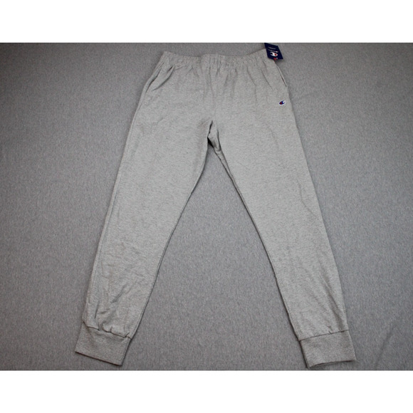 Champion Joggers Mens Size L Gray Cotton Blend Elastic Waist Drawstring NWT - Picture 1 of 9